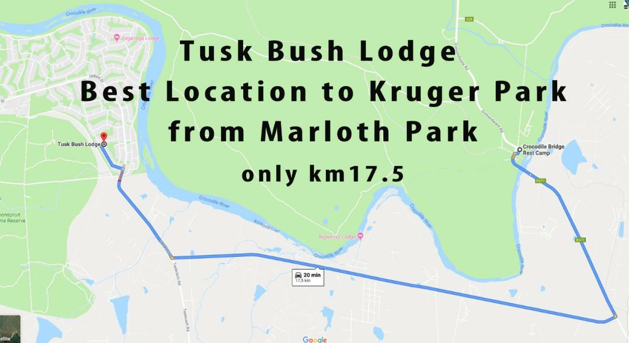 Tusk Bush Lodge Marloth Park Exterior photo